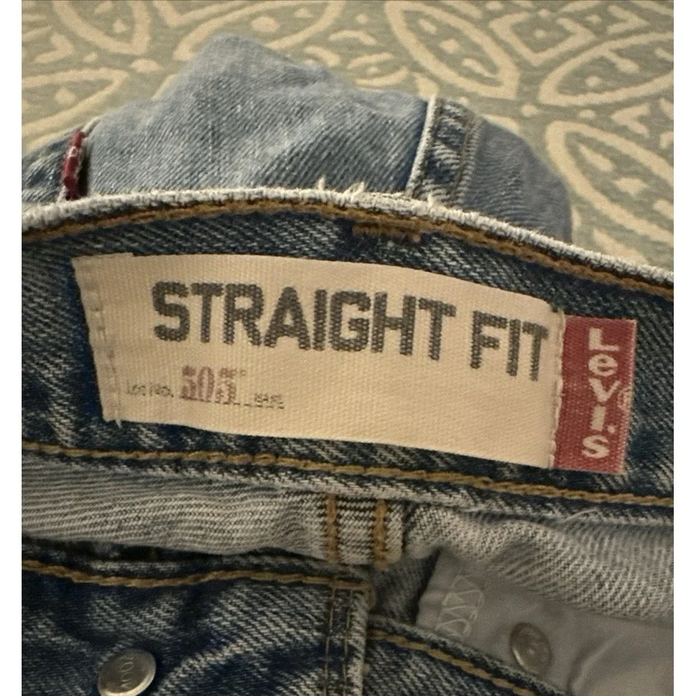 Levi's 505 Jeans Men's Blue Denim Wpl-423 Regular Fit‎ Straight Leg 34x29